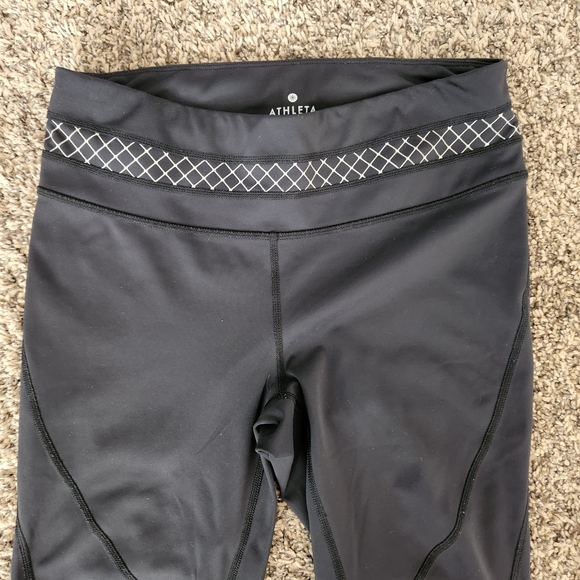 Athleta Black Miles Compression Tight Leggings - Picture 2 of 8
